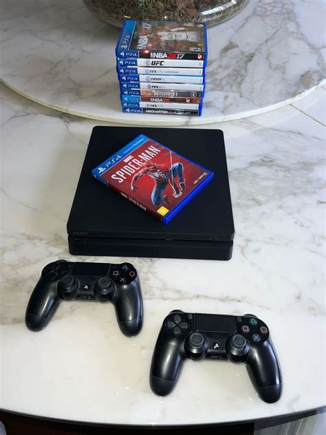 Sony Playstation Slim Gb Usado Controles Jogos Console