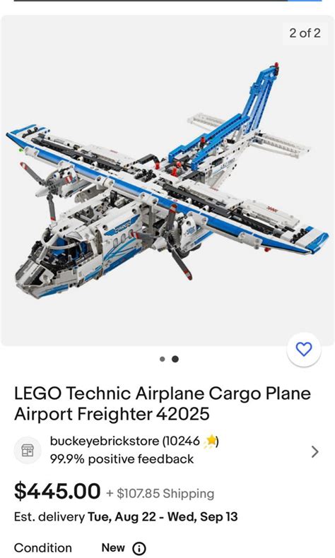 Lego Cargo Plane Built Hobbies And Toys Toys And Games On Carousell