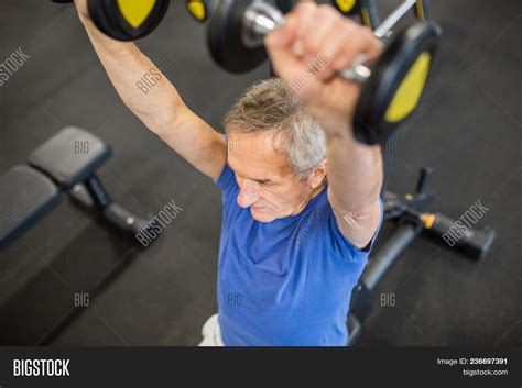 Senior Man Lifting Image Photo Free Trial Bigstock