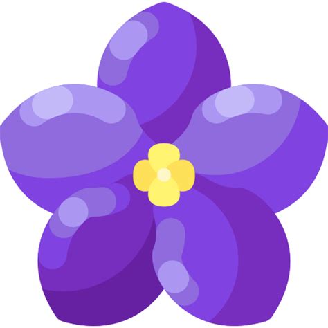 Violeta Africana Iconos Gratis De Naturaleza