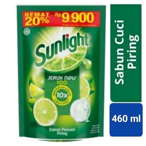 Jual Sunlight Lime Sabun Cuci Piring Jeruk Nipis 460 Ml Sabun Pencuci