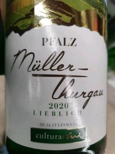 Cultura Vini M Ller Thurgau Lieblich Vivino Us