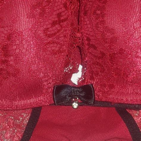 Intimates And Sleepwear Womens Sexy Red Lace Bra Set Poshmark