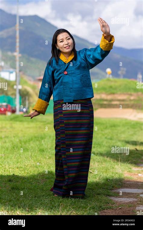 A Performer From The Royal Academy Of Performing Arts RAPA In Thimphu