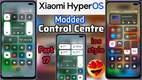 Ios Inspired HyperosModded Control Centre All Xiaomi Redmi Poco