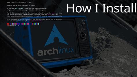 How I Install Arch Linux YouTube