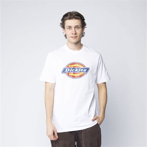 Dickies Icon Logo Tee White Men Mens Clothing T Shirts Brands