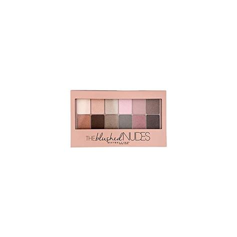 Paleta De Sombras De Ojos The Blushed Nudes De Maybelline