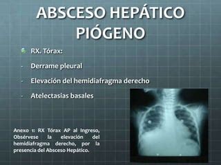 Absceso Hep Tico Pi Geno Ppt