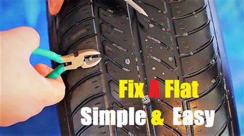 How To Fix A Flat Tire Simple And Easy And Cheap Instructables