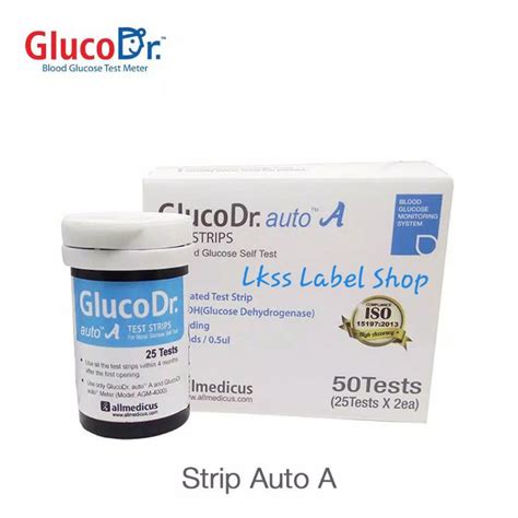 Jual Strip Gula Darah Gluco Dr Auto A Strip Glucose Gluco Dr Isi