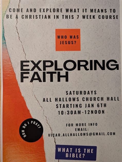 Exploring Faith, All Hallows Church, Ipswich, 27 January 2024 | AllEvents