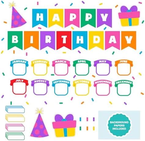 Amazon Mr Pen Happy Birthday Bulletin Board Set Pcs