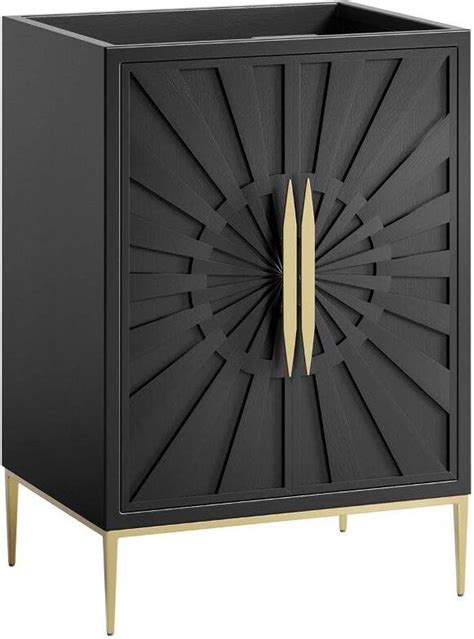 Awaken 24 Inch Bathroom Vanity Cabinet In Black by Modway | 1StopBedrooms