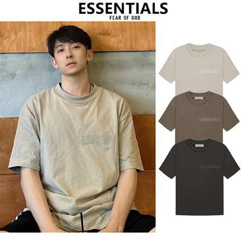 New เสื้อยืด Fear Of God Essentialsเอสเซนเชียล แท้100 T Shirt Fw22