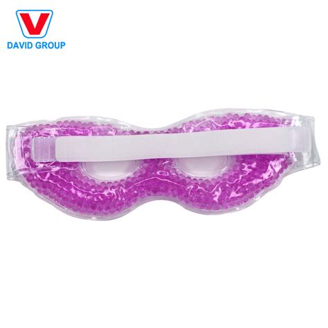 Factory Customize Eco Friendly Hot And Cold Gel Eye Mask Reusable Relaxing Cooling Gel Bead
