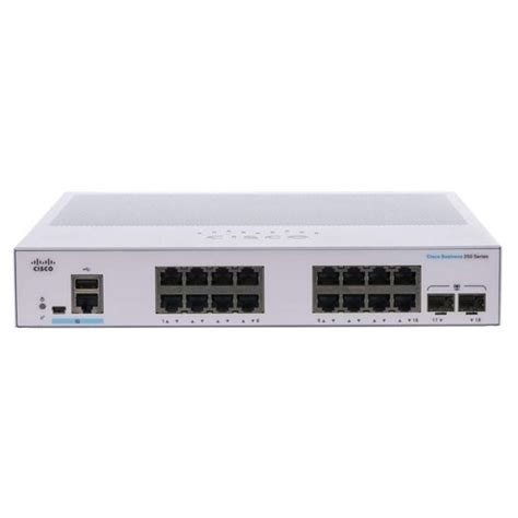 Cisco CBS250 16T 2G EU Smart Switch 16 Port Gigabit 10 100 1000 Mbps