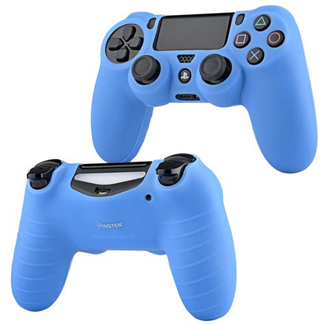 Insten Blue Silicone Skin Case Cover For Sony Playstation 4 Ps4 Remote