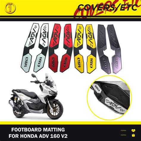 Top1 Racing Footboard Matting For Honda ADV 160 V2 Motorcycle Lazada PH