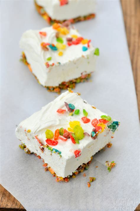 Fruity Pebbles No Bake Cheesecake Bars My Suburban Kitchen