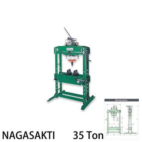 Jual Nagasakti Hydraulic Press Ton Mesin Alat Press Hidrolik T