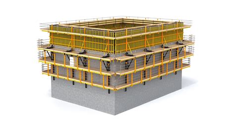 Self Climbing Concrete Formwork ATR High Rise Construction ULMA