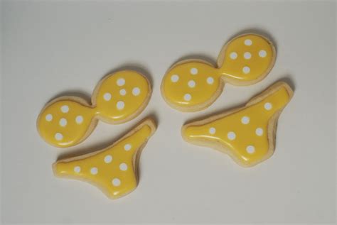 Allison S Cookies Itsy Bitsy Teenie Weenie Yellow Polka Dot Bikini