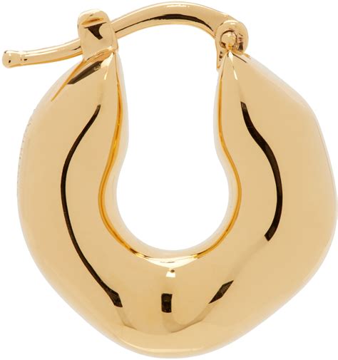 Gold New Lightness Single Earring By Jil Sander On Sale