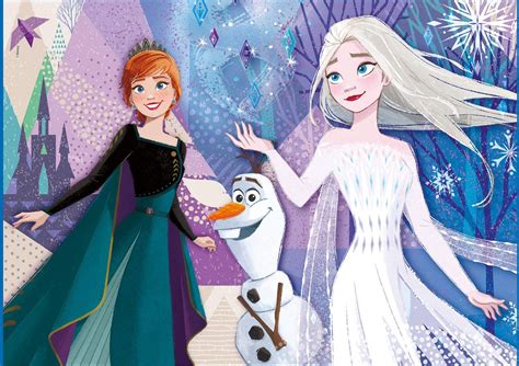 Clementoni Super Color Jewels Puzzle Disney Frozen Ii Pcs