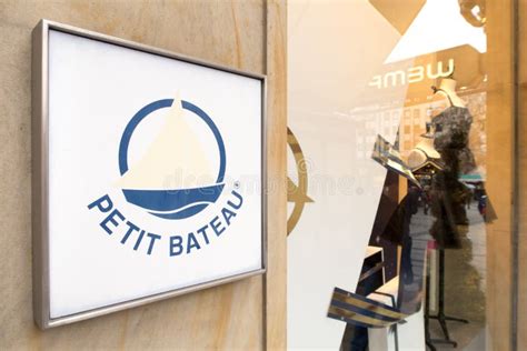 Petit Bateau Logo in Front of Their Local Store in Lyon. Petit Bateau ...