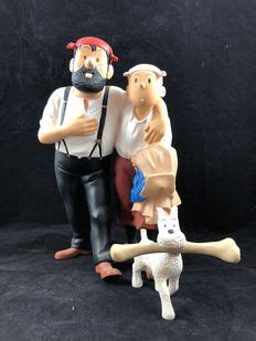 Tintin 49 Nr 1183 Statuette Leblon Delienne 49 Tintin Haddock Et