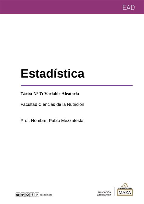 Trabajo Práctico De Ejercicios De Estadística 1 Resueltos Apuntes De Estadística Docsity