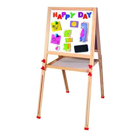 Quadro Duplo Infantil Cavalete Magnetico Beb Brinquedo A Loja