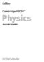 S Ch Collins Cambridge Igcse Physics Teacher S Guide Third Edition