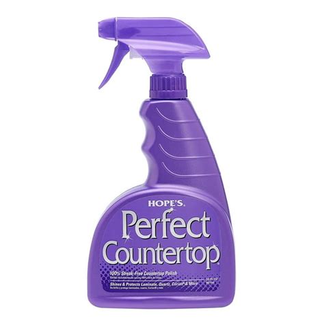 Hopes Perfect Countertop Cleaner And Polish 22 Ounce Streak Free Multi Surface Cleaning Spray