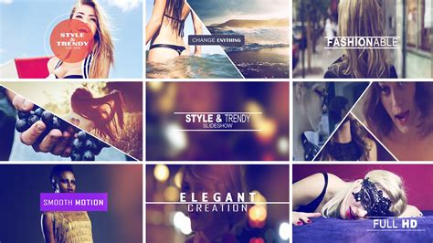 Style Trendy Slide Show After Effects Template On Behance