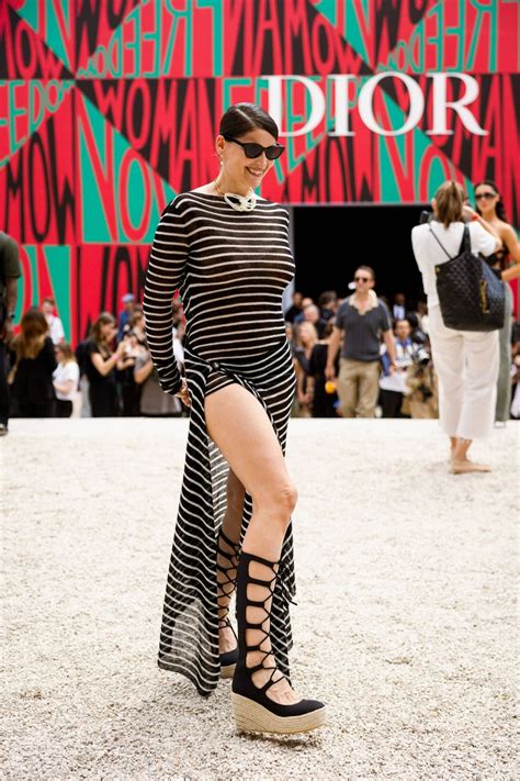 Laetitia Casta At Christian Dior Haute Couture Show At Paris Fashion