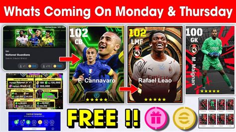 What Is Coming On Monday Next Thursday In Efootball Mobile