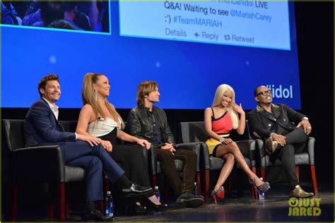 Mariah Carey And Nicki Minaj American Idol Premiere Screening Photo