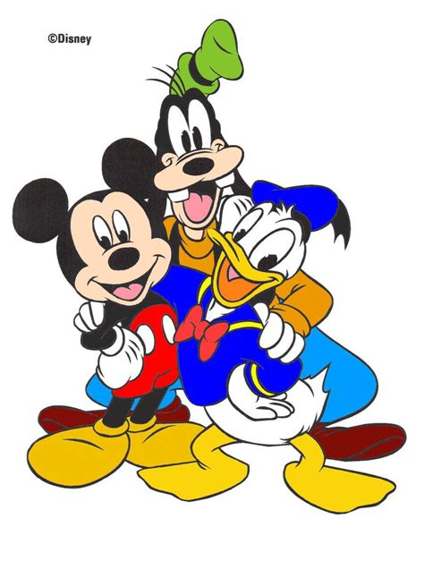 Mickey Donald Goofy Mickey Goofy Donald Coloring Attempt By ~kyoko