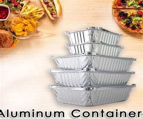 Aluminium Food Container Finished Products Swaram Food Packaging