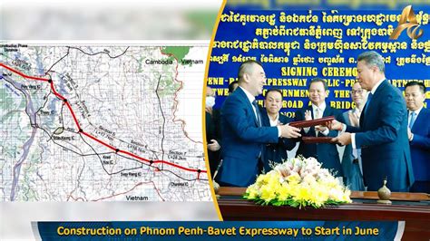 Construction On Phnom Penh Bavet Expressway To Start In June Youtube