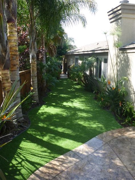 Artificial Grass Back Yard Exotique Jardin Orange County Par