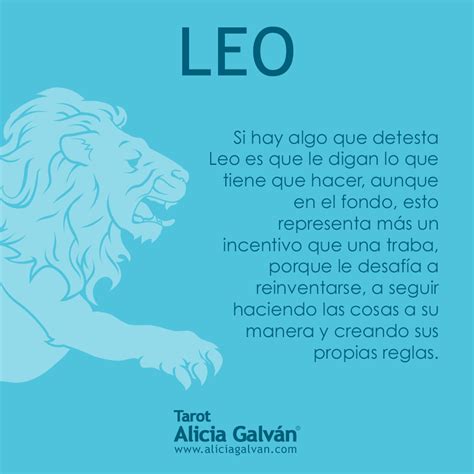 El signo del Zodíaco Leo y sus características Alicia Galván Leo