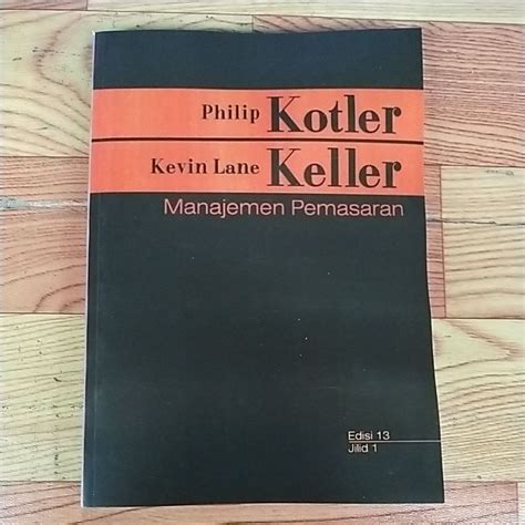 Jual Buku Manajemen Pemasaran Philip Kotler Jilid Edisi Shopee