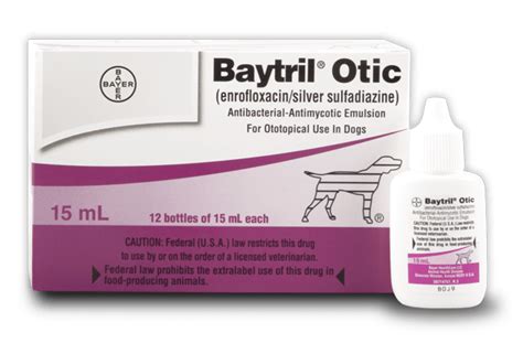 Baytril® Otic Antibacterial Antimycotic Emulsion For Veterinary