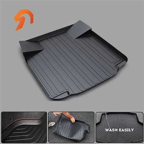 Rubber Rear Trunk Cargo Tray Trunk Cover Floor Mats FOR Buick Lacrosse