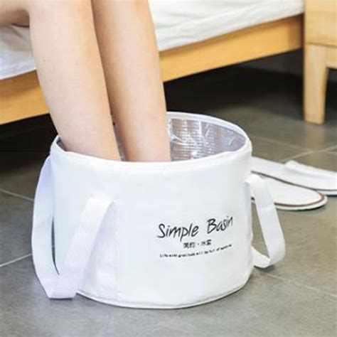 Heroneo Collapsible Foot Soaking Bath Basin Large Portable Feet Spa Soak Tub Foldable Water