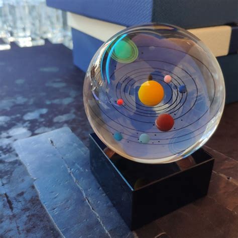 Creative Solar System Crystal Ball Transparent Space Collection