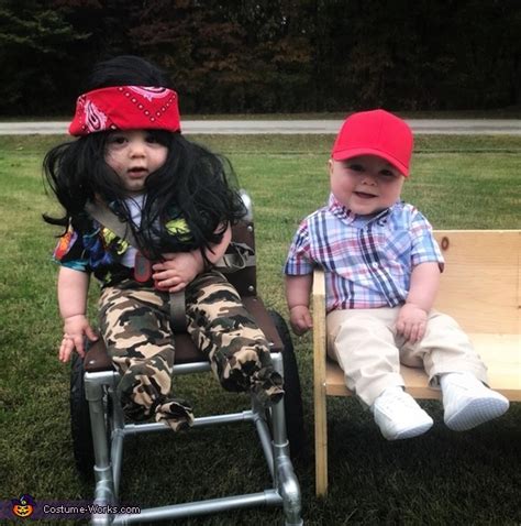 Twin Babies Forrest Gump and Lt. Dan Costume | DIY Costumes Under $25